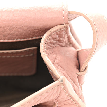 Chloe Grained Calfskin Small Marcie Saddle Bag Anemone Pink 7 of 17
