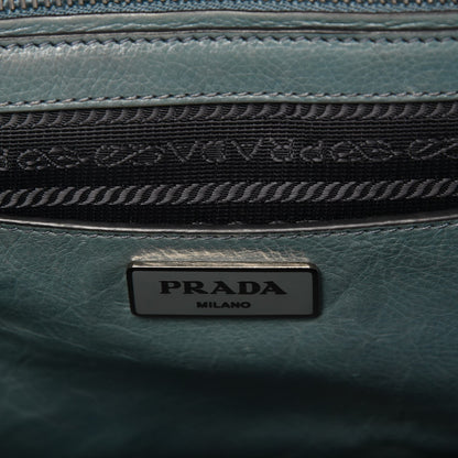 Prada Glace Calf Twin Pocket Tote Marine 7 of 15