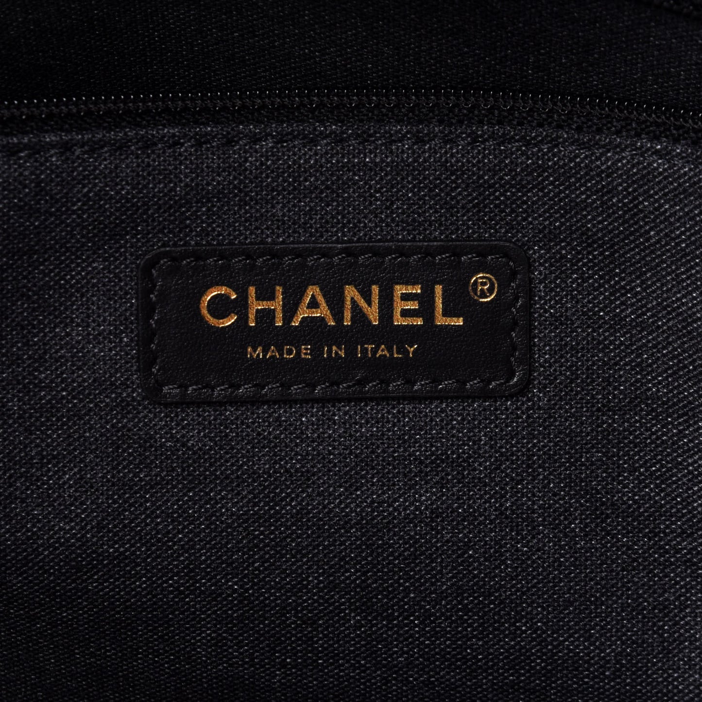 Calfskin Medium Deauville Tote Black