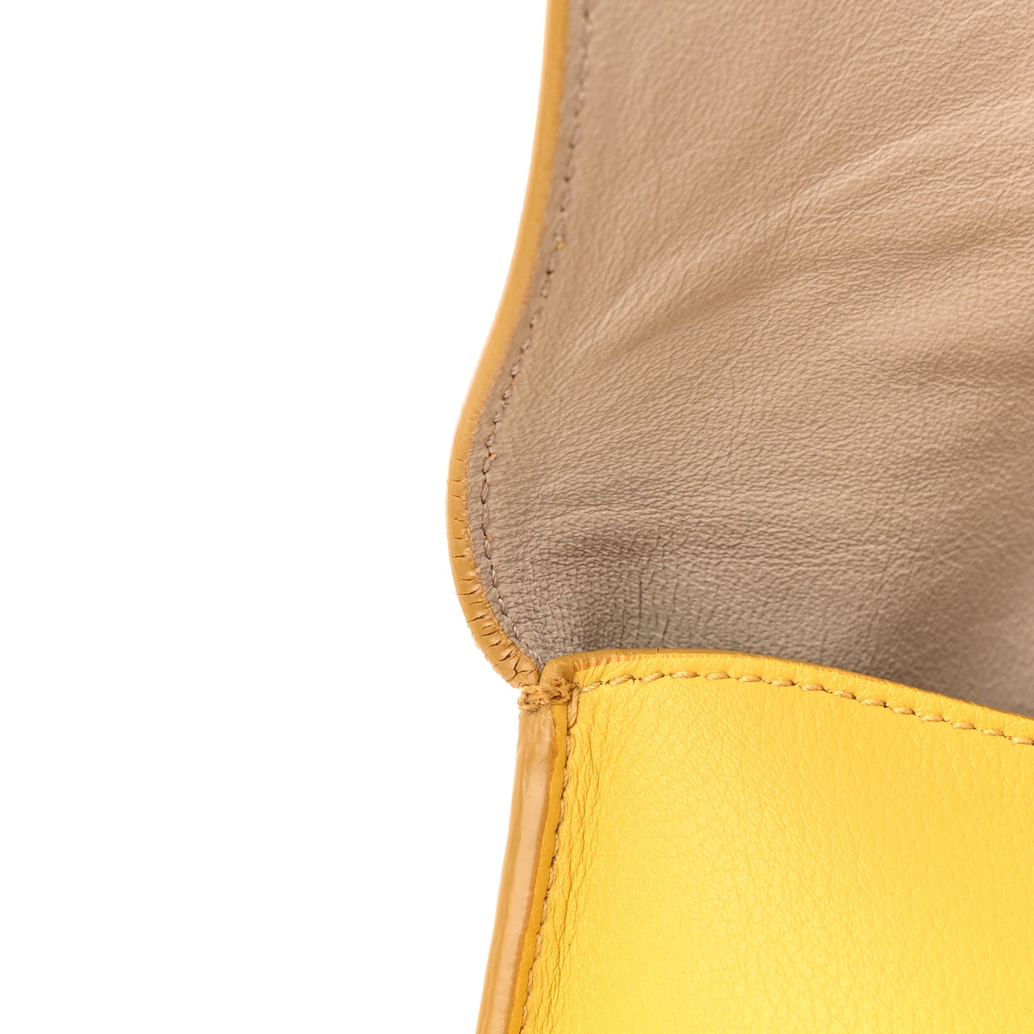 Salvatore Ferragamo Calfskin Medium Sookie Shoulder Bag Yellow 12 of 15