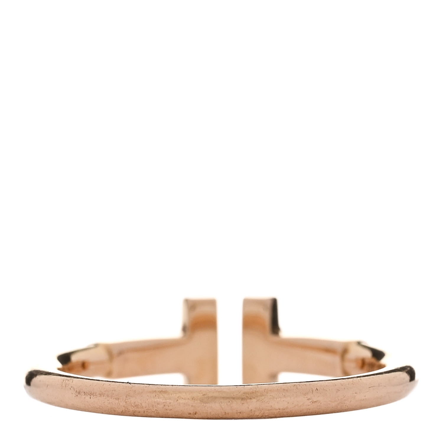 Tiffany 18K Rose Gold T Wire Ring 52 6 3 of 4