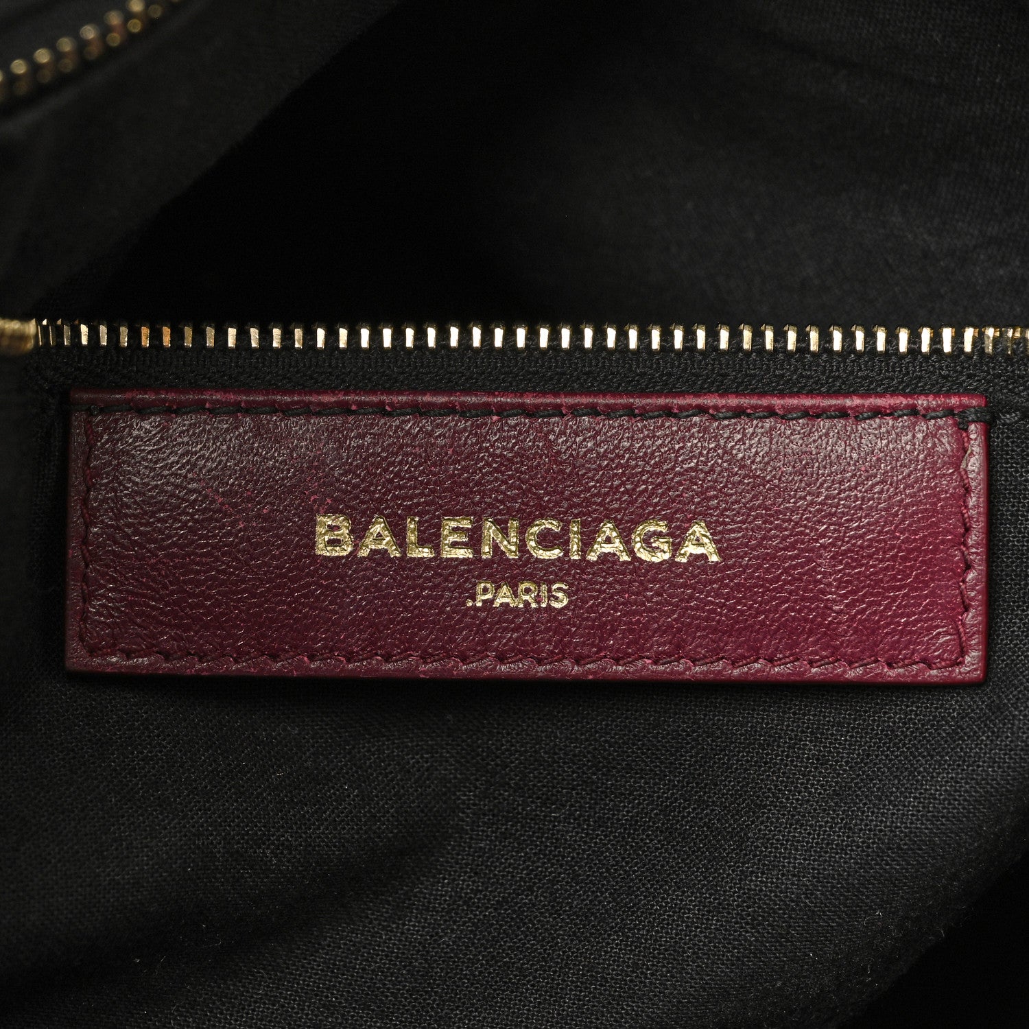 Balenciaga Calfskin Crocodile Embossed Giant 12 Gold Hardware City Violet Prune 5 of 9
