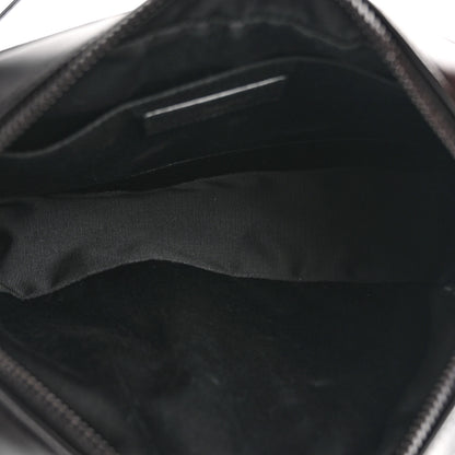 Saint Laurent Calfskin Matelasse Monogram Monochrome Lou Camera Bag Black 5 of 9