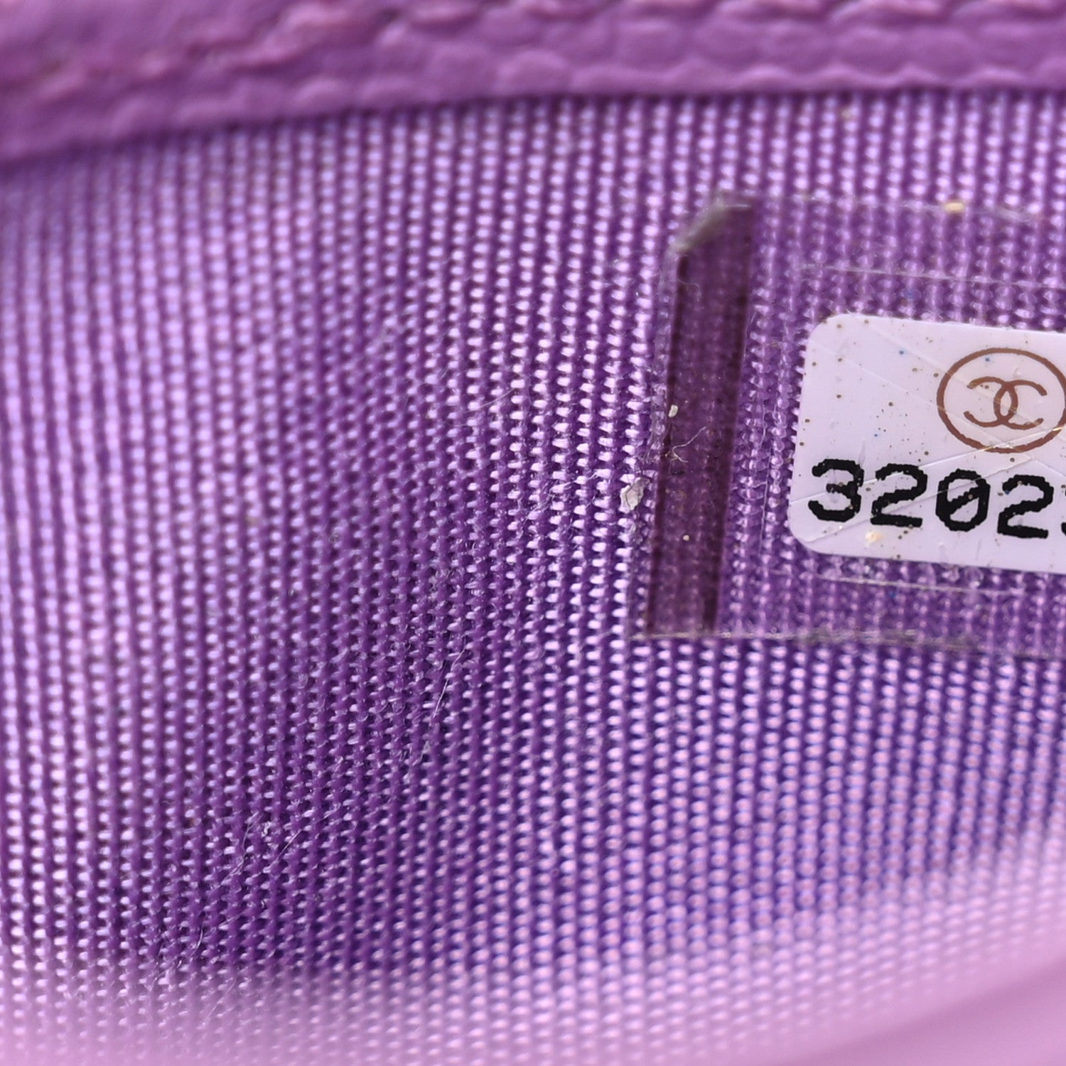 Chanel Caviar Quilted Card Holder Purple 8 of 10