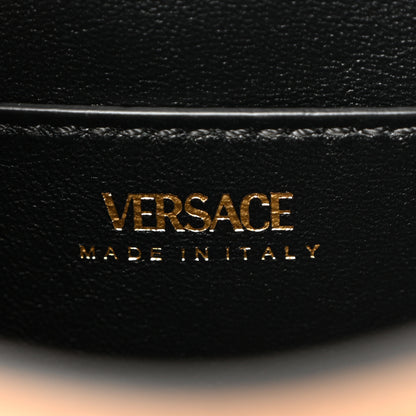 Versace Grained Calfskin Small La Medusa Top Handle Bag Brown 6 of 9