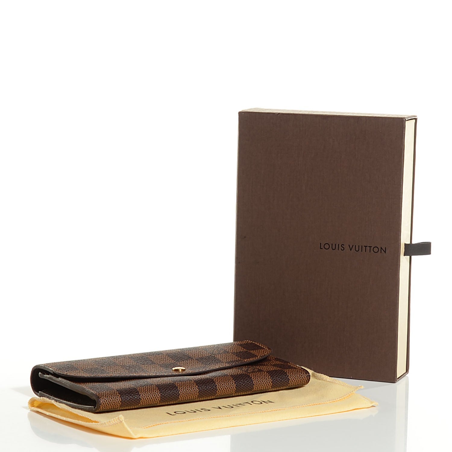 Louis Vuitton Damier Ebene Emilie Wallet 4 of 7