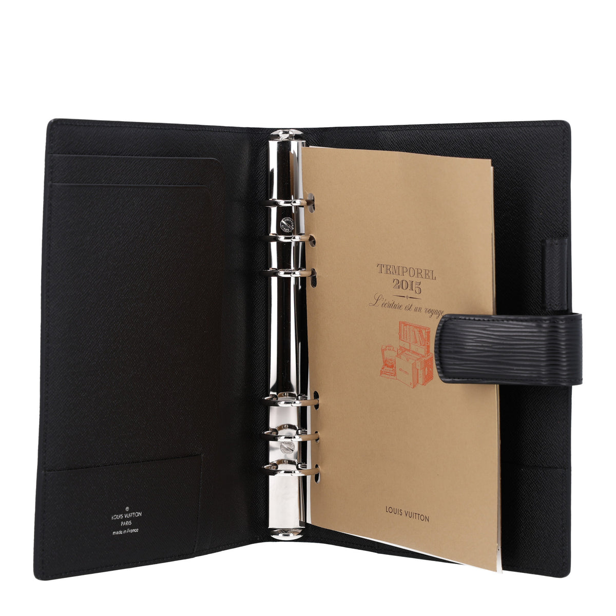 Epi Large Ring Agenda Cover Black