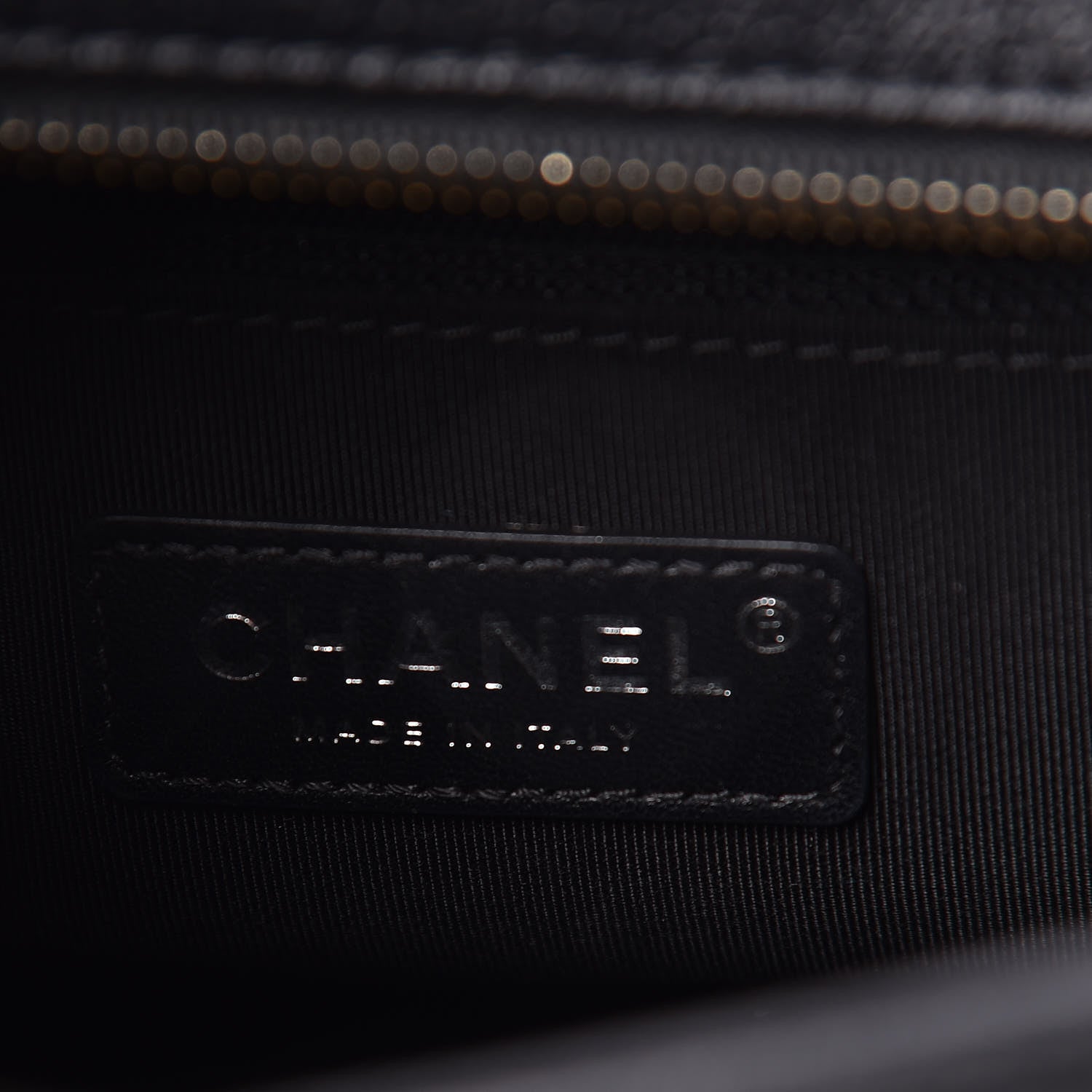 Chanel Patent Goatskin Quilted Small Gabrielle Hobo Black 6 of 10