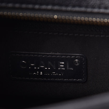 Chanel Patent Goatskin Quilted Small Gabrielle Hobo Black 6 of 10