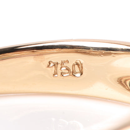 Tiffany 18K Yellow Gold Diamond Heart Band Ring 47 4 6 of 6