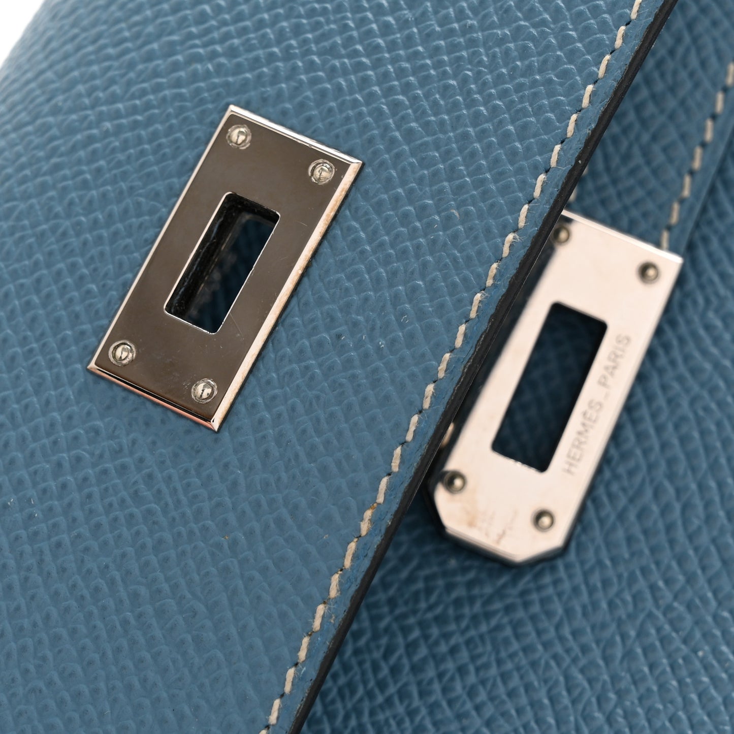 Epsom Kelly Longue Wallet Blue Jean