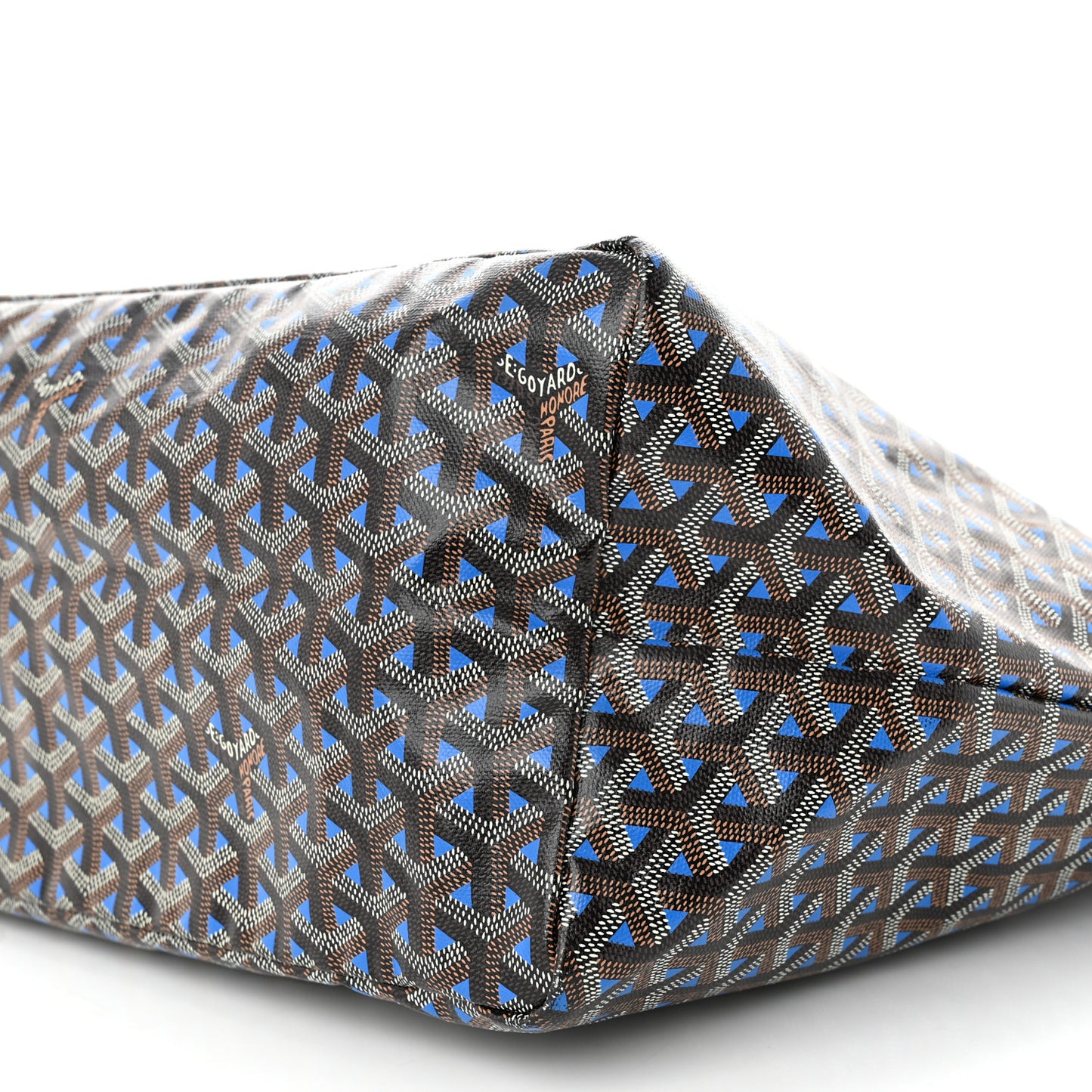 Goyardine Saint Louis Claire Voie GM Black Sky Blue