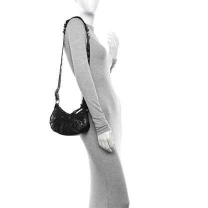 Balenciaga Agneau Arena Le Cagole Shoulder Bag XS Black 2 of 16
