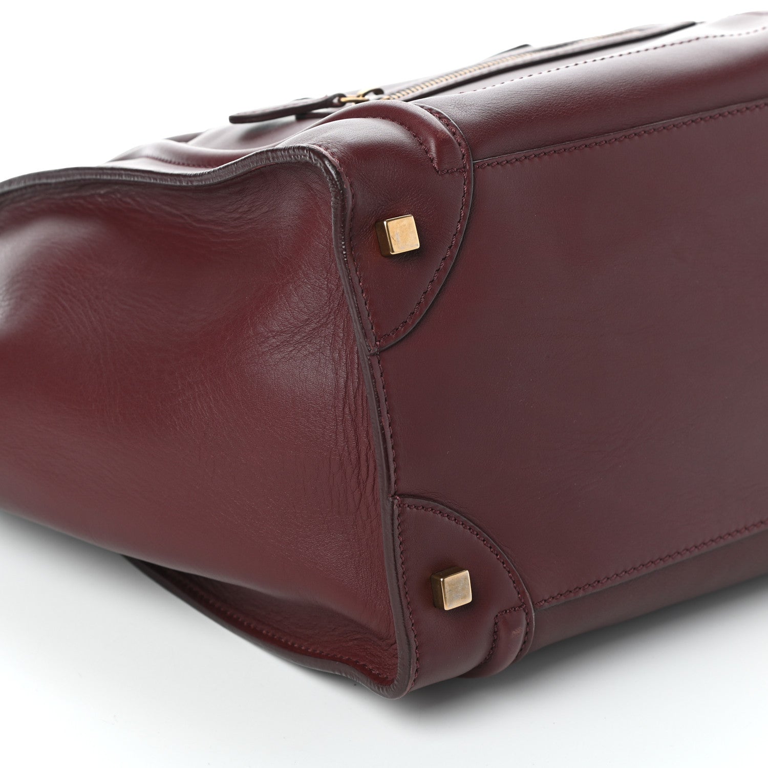 Celine Smooth Calfskin Mini Luggage Burgundy 9 of 9