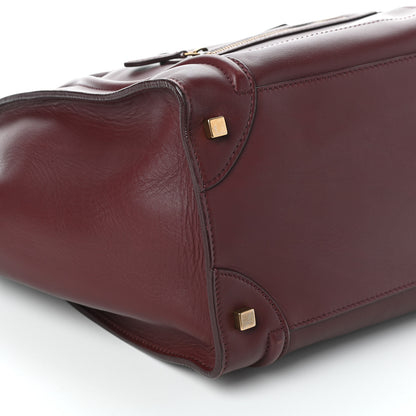 Celine Smooth Calfskin Mini Luggage Burgundy 9 of 9