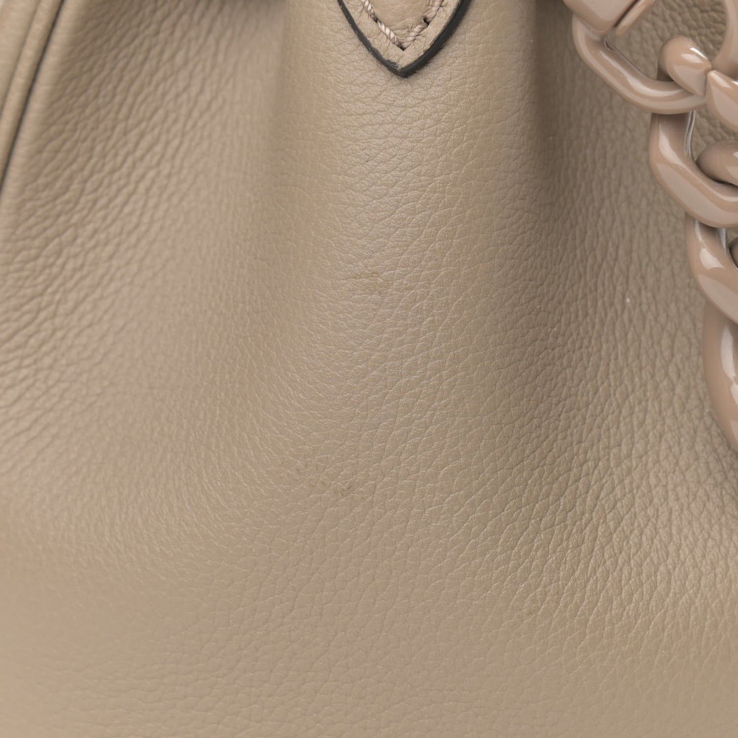 Grained Calfskin Medium La Medusa Bag Taupe