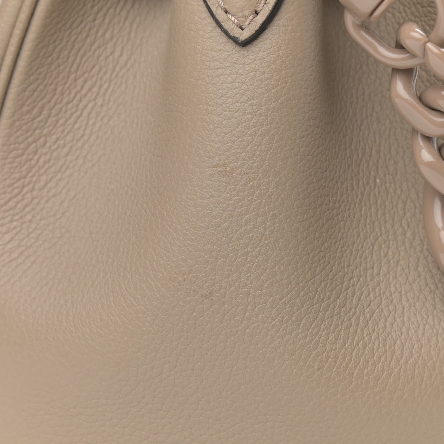 Versace Grained Calfskin Medium La Medusa Bag Taupe 9 of 10