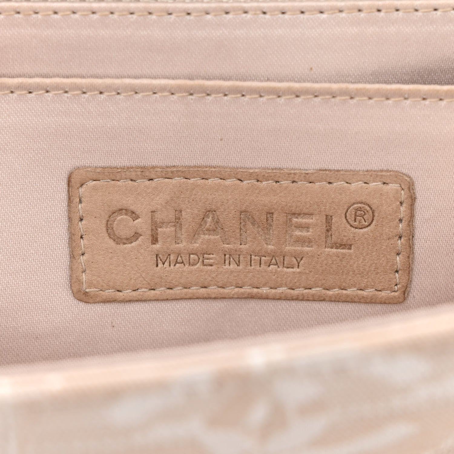 Chanel Nylon Medium Travel Flap Light Beige 6 of 14