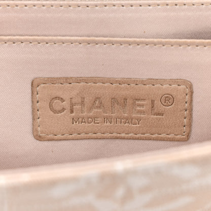 Chanel Nylon Medium Travel Flap Light Beige 6 of 14