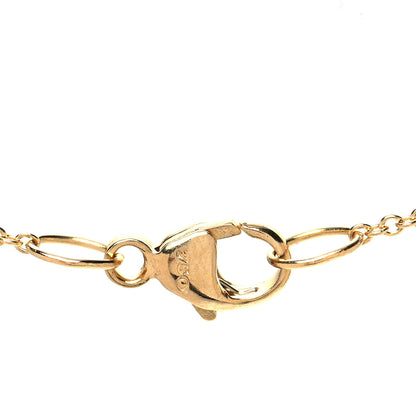 David Yurman 18K Yellow Gold Diamond Yellow Sapphire Cable Collectibles Moon and Stars Pendant Necklace 4 of 6
