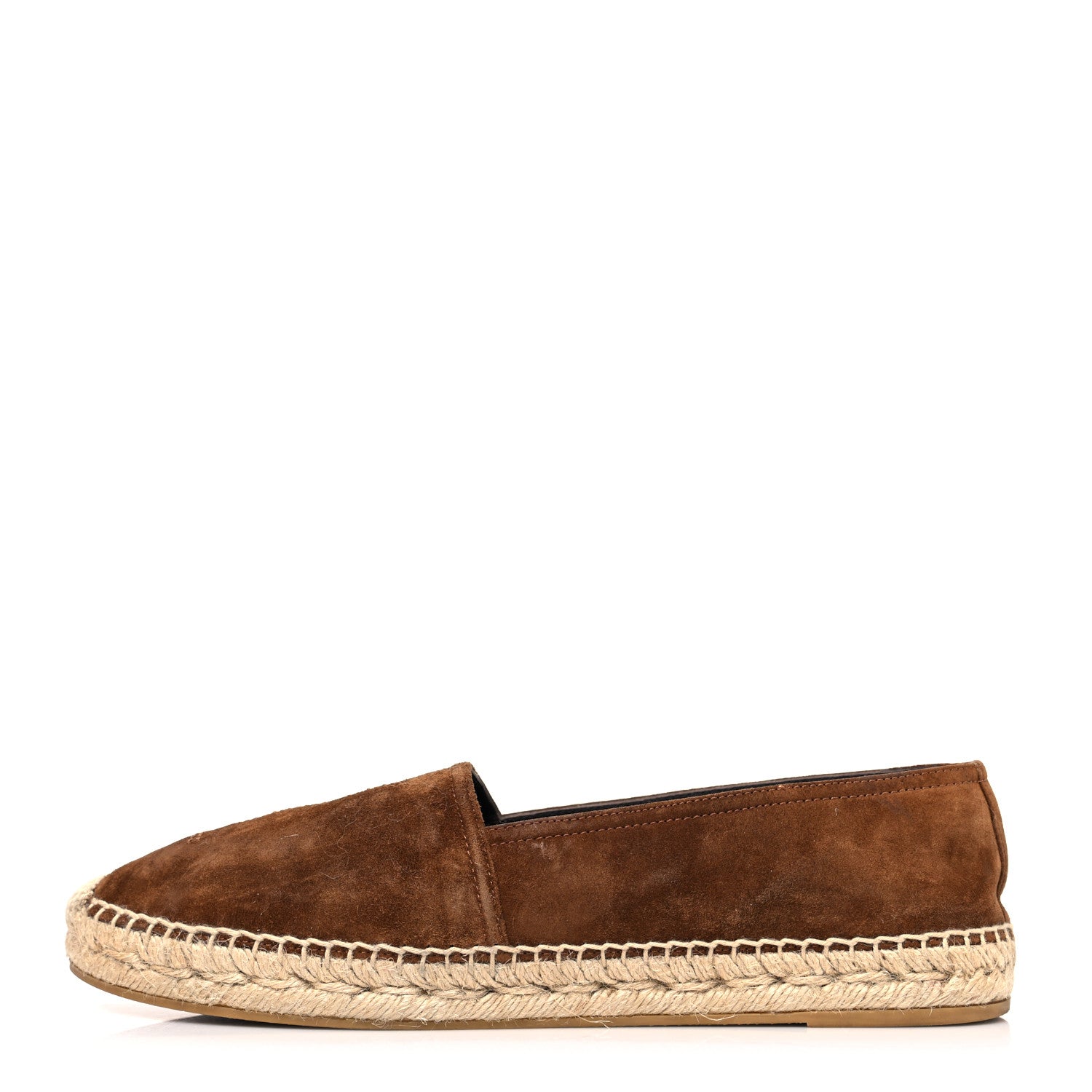 Saint Laurent Suede Monogram Espadrilles 40 Brown 1 of 8
