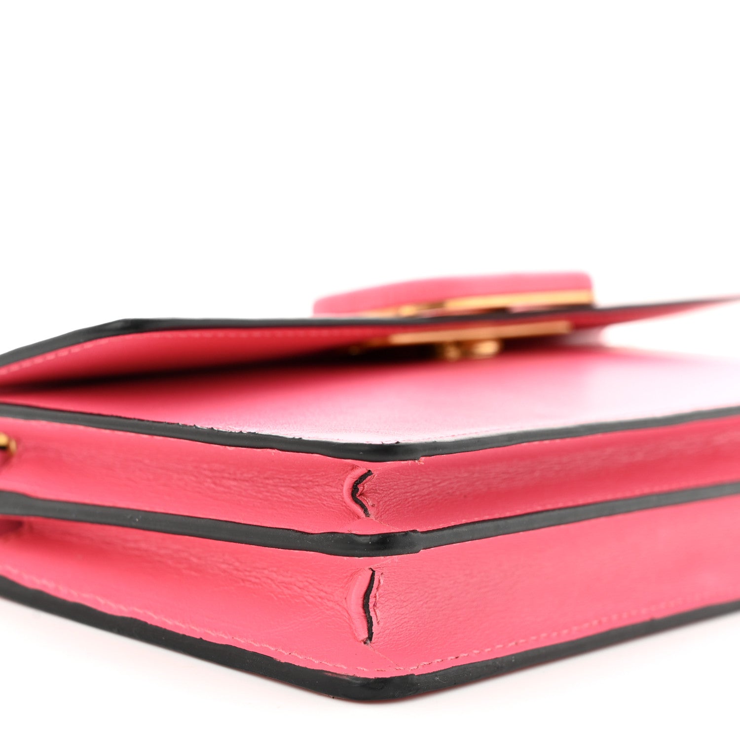 Valentino Garavani Smooth Calfksin Vlogo Wallet On Chain Feminine Pink 9 of 10