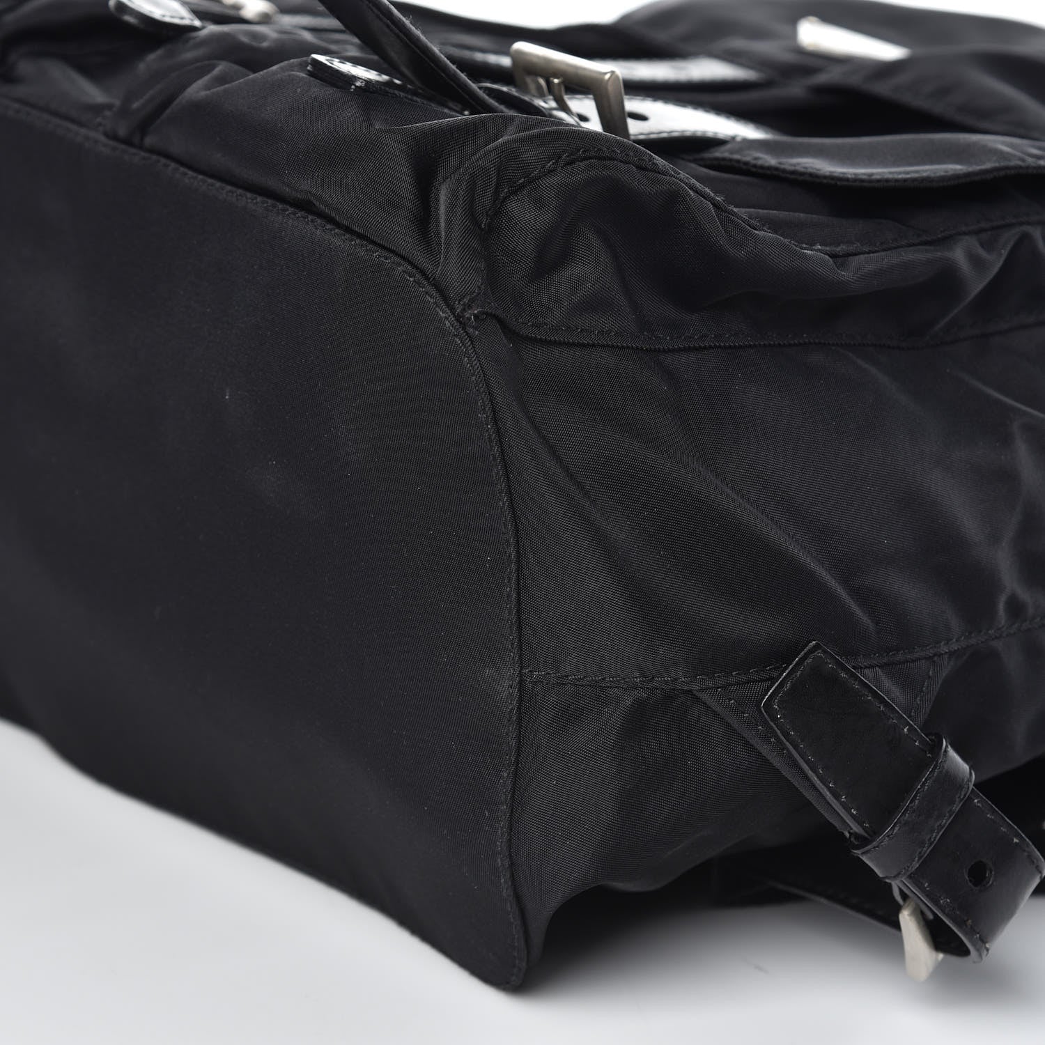 Prada Nylon Vela Medium Backpack Black 9 of 9