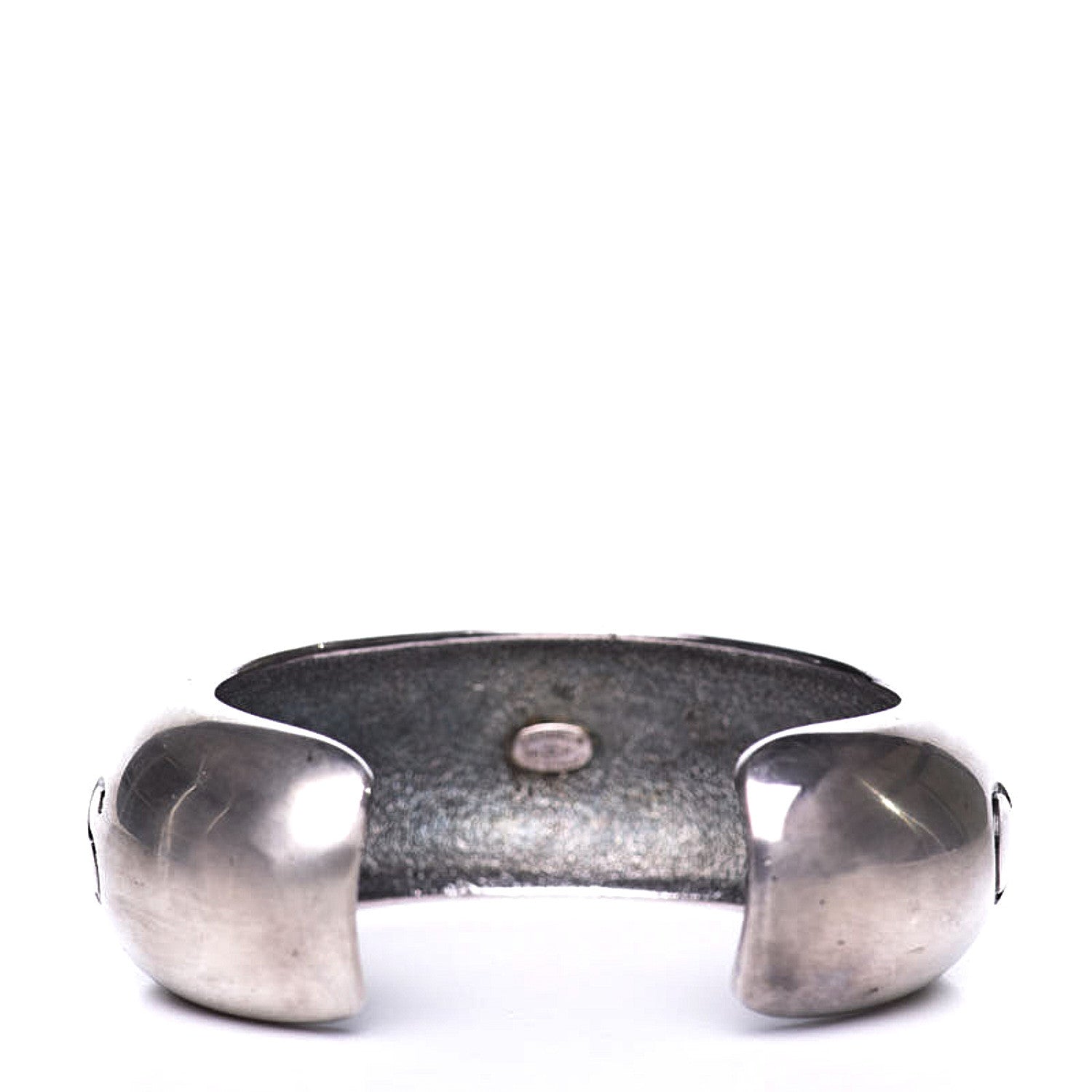 Chanel Paris Cuff Bracelet Silver 2 of 5