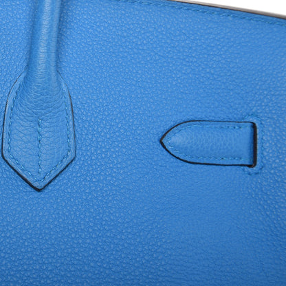 Hermes Togo Verso Birkin 35 Bleu Zanzibar Malachite 35 of 37