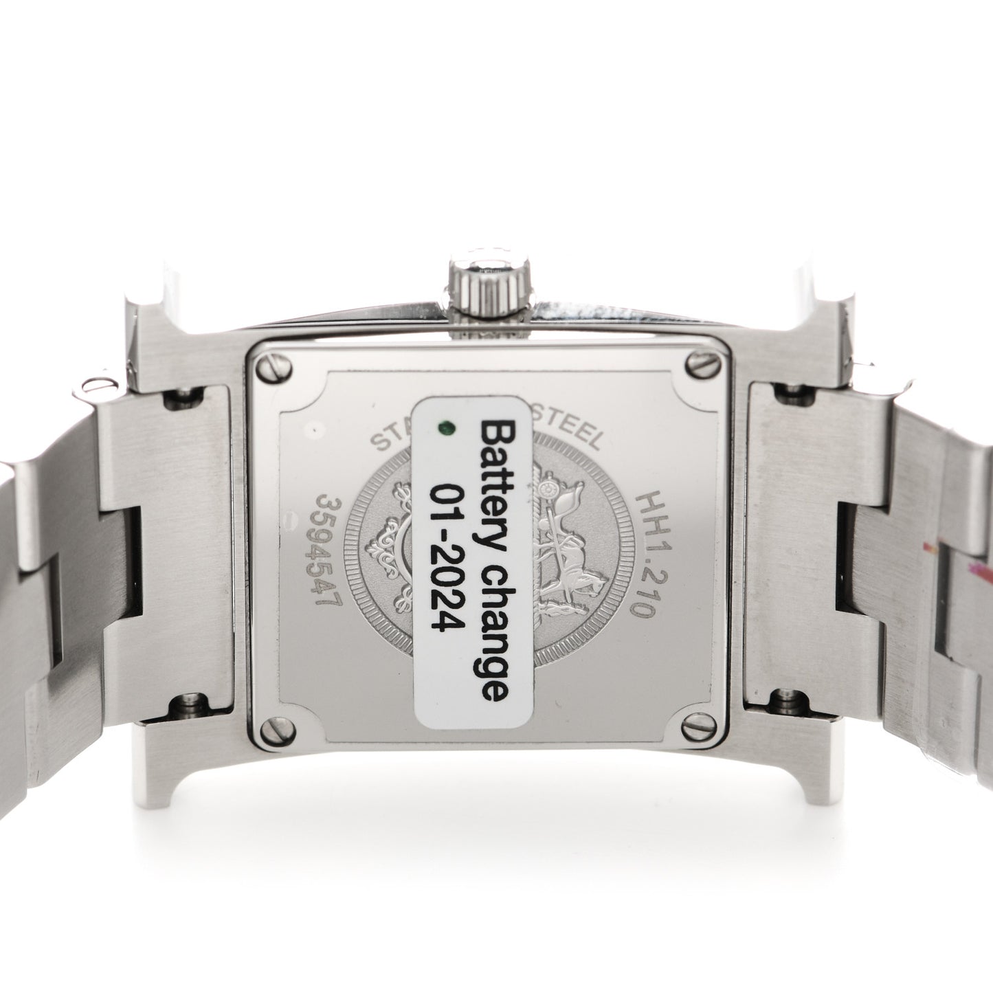 Stainless Steel Diamond Mother of Pearl 21mm Heure H Hour Quartz Watch