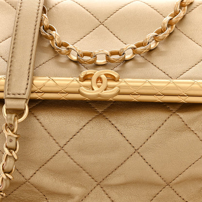 Chanel Metallic Lambskin Quilted My Crush Bag Gold 8 of 10