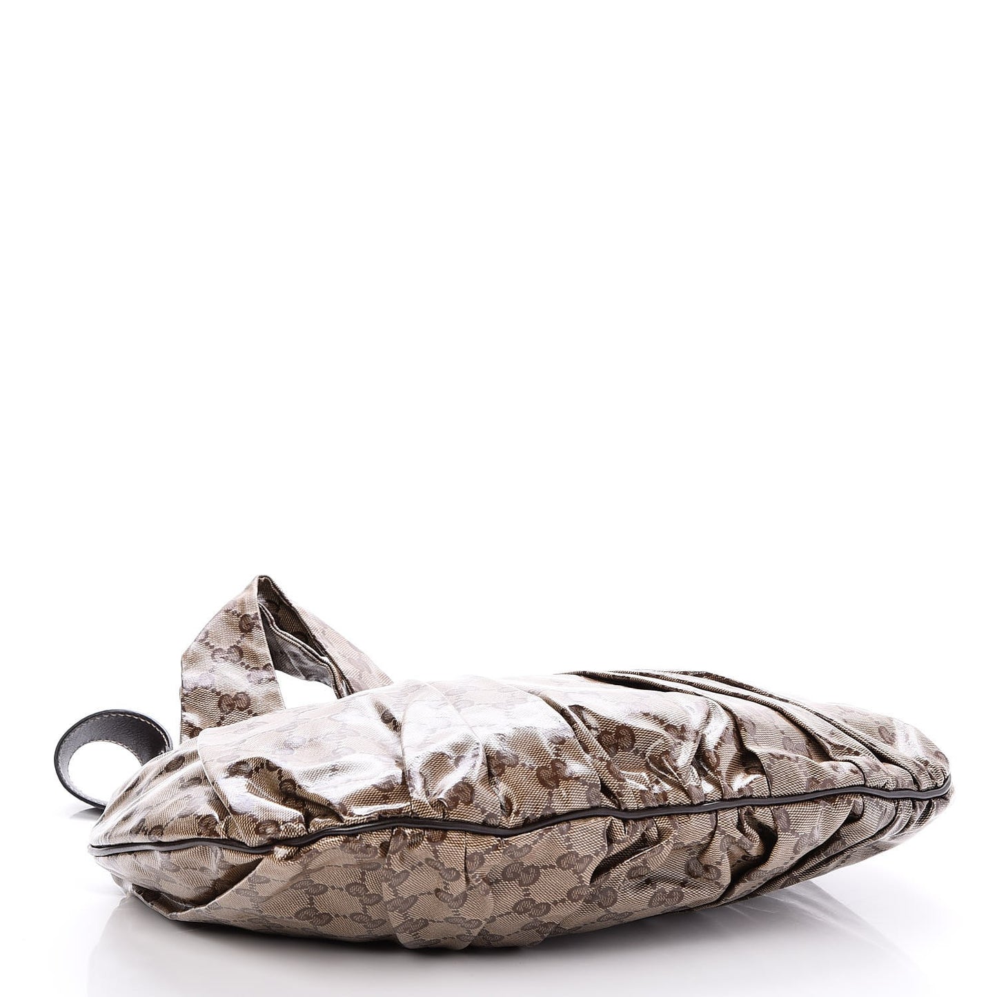 Crystal Monogram Small Hysteria Tote Dark Brown