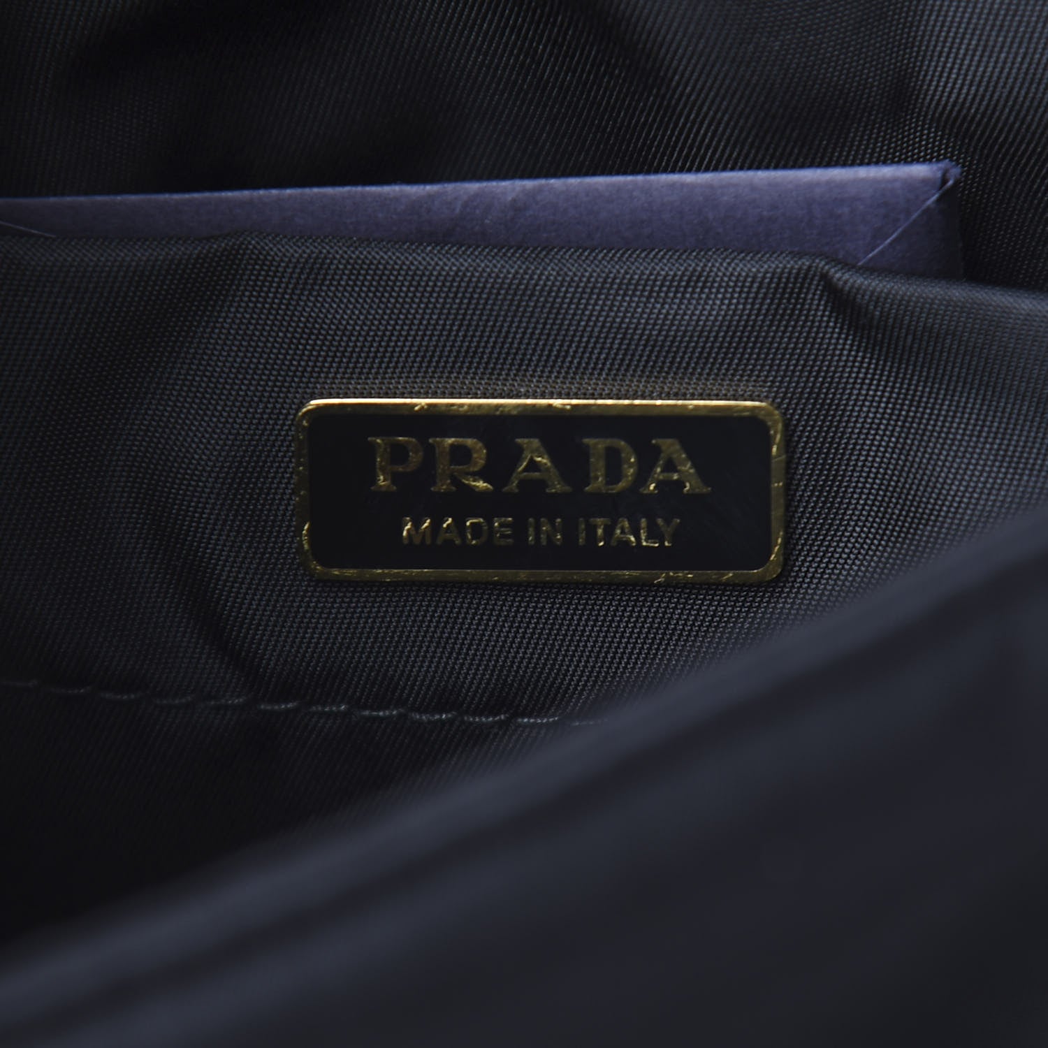 Prada Nylon Tessuto Chain Shoulder Bag Black 7 of 10