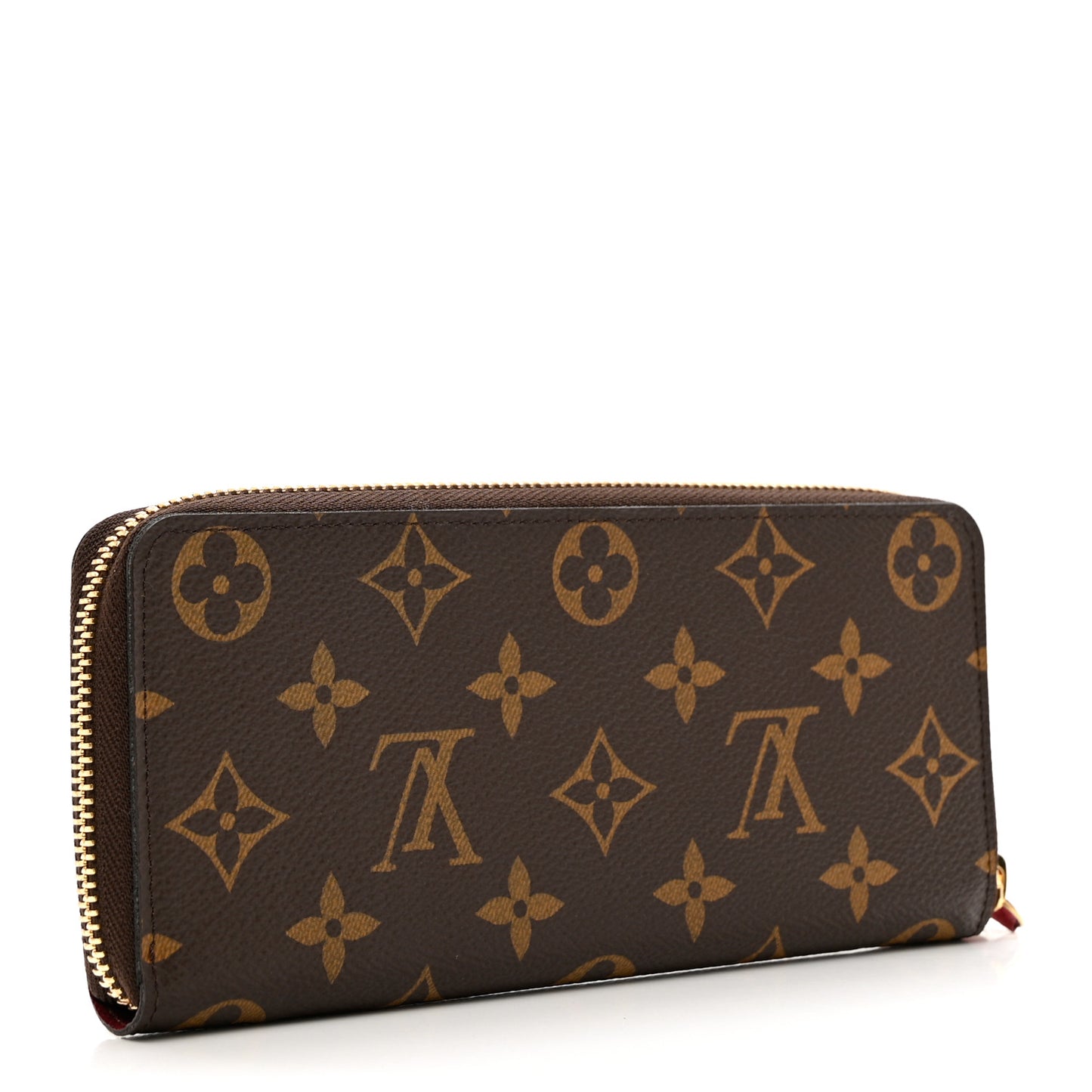 Monogram Clemence Wallet Fuchsia