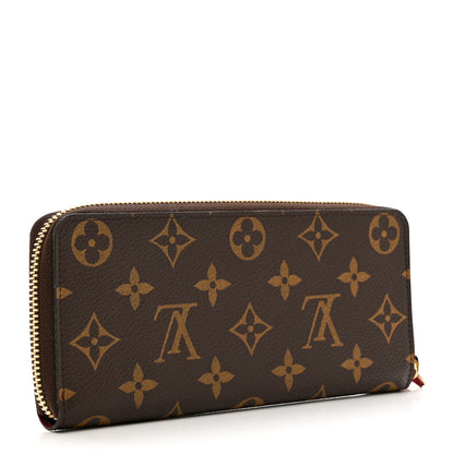 Louis Vuitton Monogram Clemence Wallet Fuchsia 3 of 7