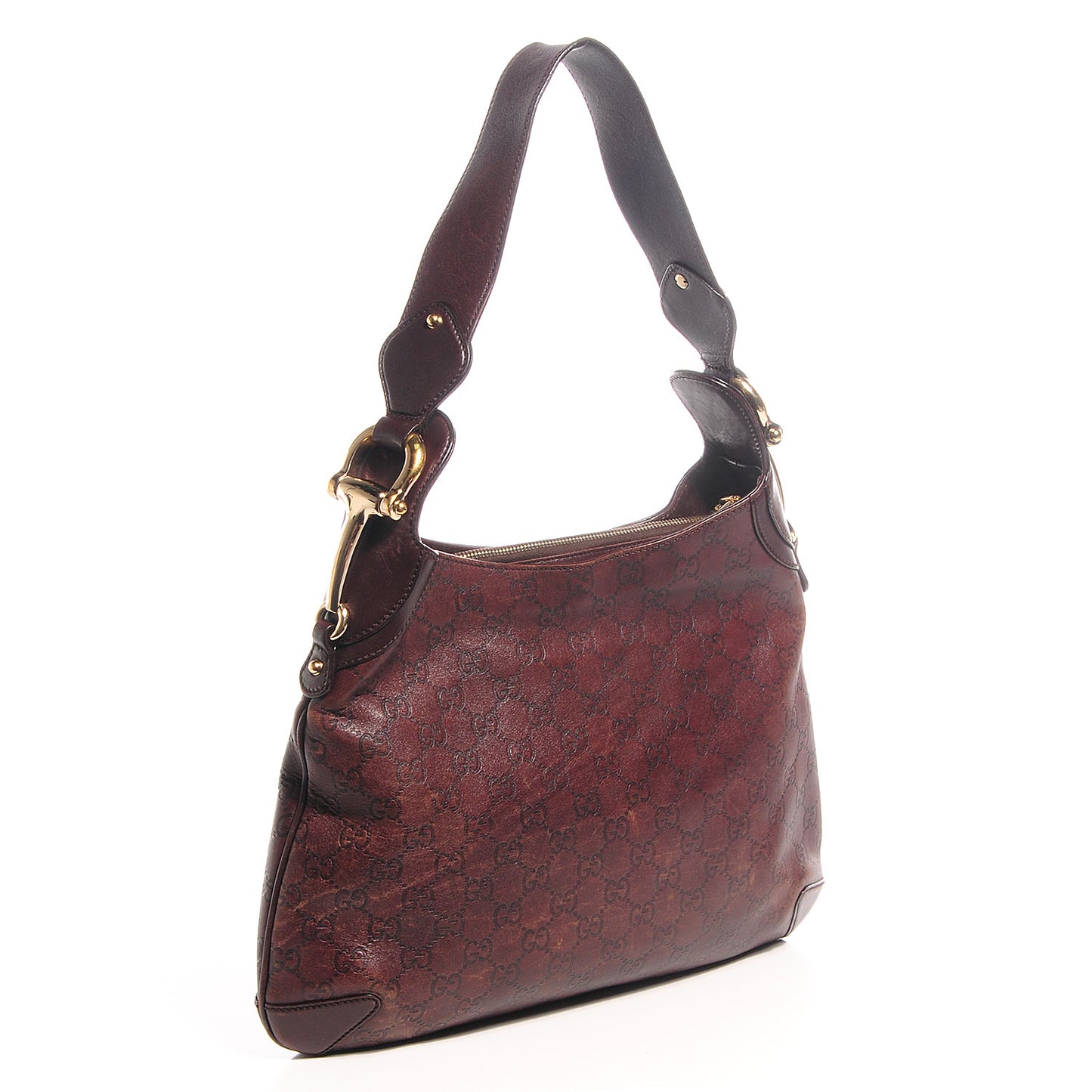 Guccissima Creole Hobo Chocolate
