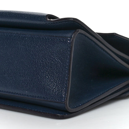 Givenchy Goatskin Small GV3 Shoulder Bag Dark Blue 9 of 14