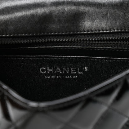 Chanel Patent Calfskin Quilted Mini Rectangular Flap Black 6 of 9