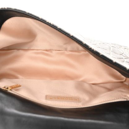 Chanel Metallized Effect Embossed Calfskin Quilted Paris Moscou Moujik Flap Black 5 of 12