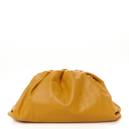 Bottega Veneta Smooth Butter Calf The Pouch Oversized Clutch Ocra 1 of 11