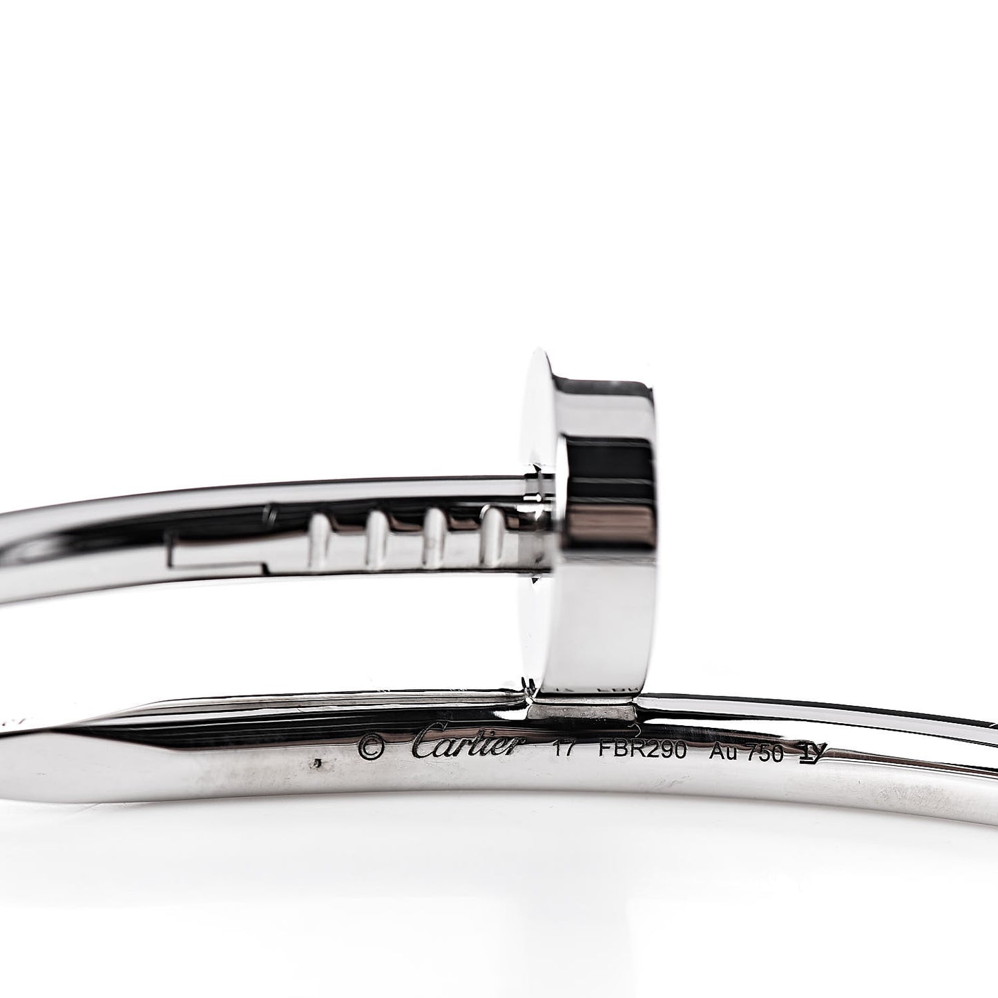 18K White Gold Juste Un Clou Bracelet 17