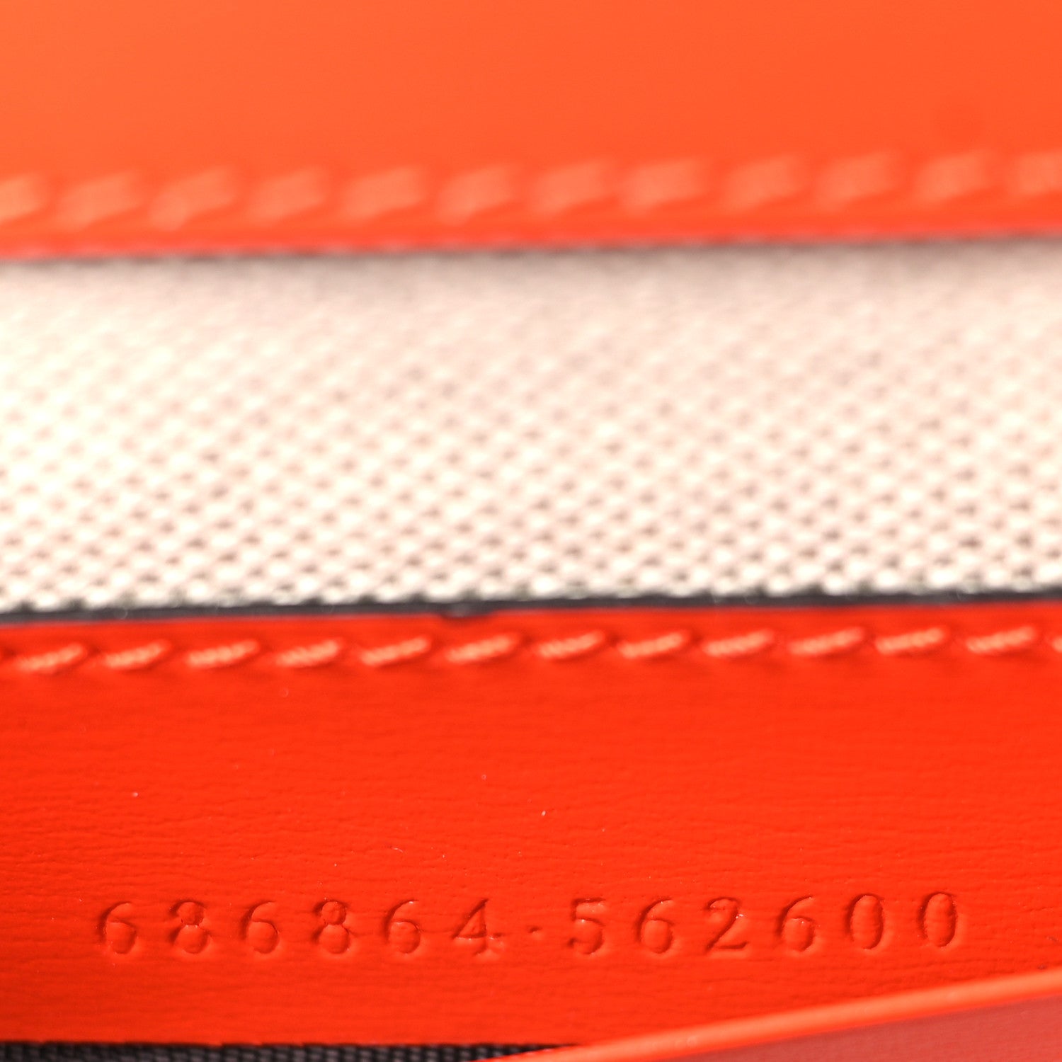 Gucci Boarded Dyana Lux Calfskin Web Mini Bamboo 1947 Top Handle Bag Calypso Orange 7 of 10