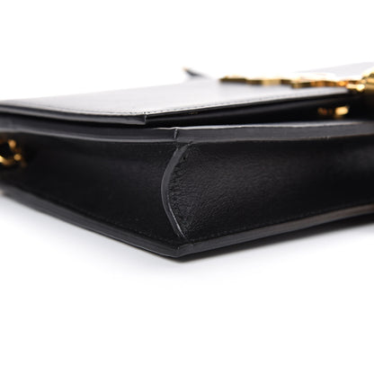 Saint Laurent Smooth Calfskin Classic Monogram Kate Tassel Chain Wallet Black 8 of 16
