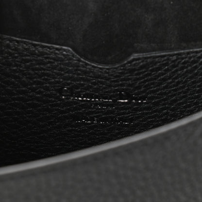 Christian Dior Grained Calfskin Medium Bobby Flap Black 6 of 10