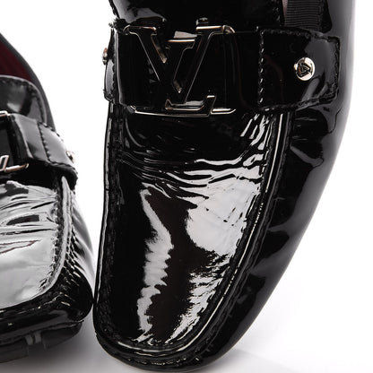 Louis Vuitton Patent Mens Monte Carlo Loafers 10 Black 9 of 13