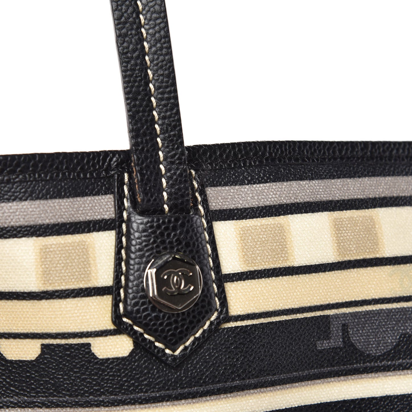 Coated Canvas Le Train Bag Black