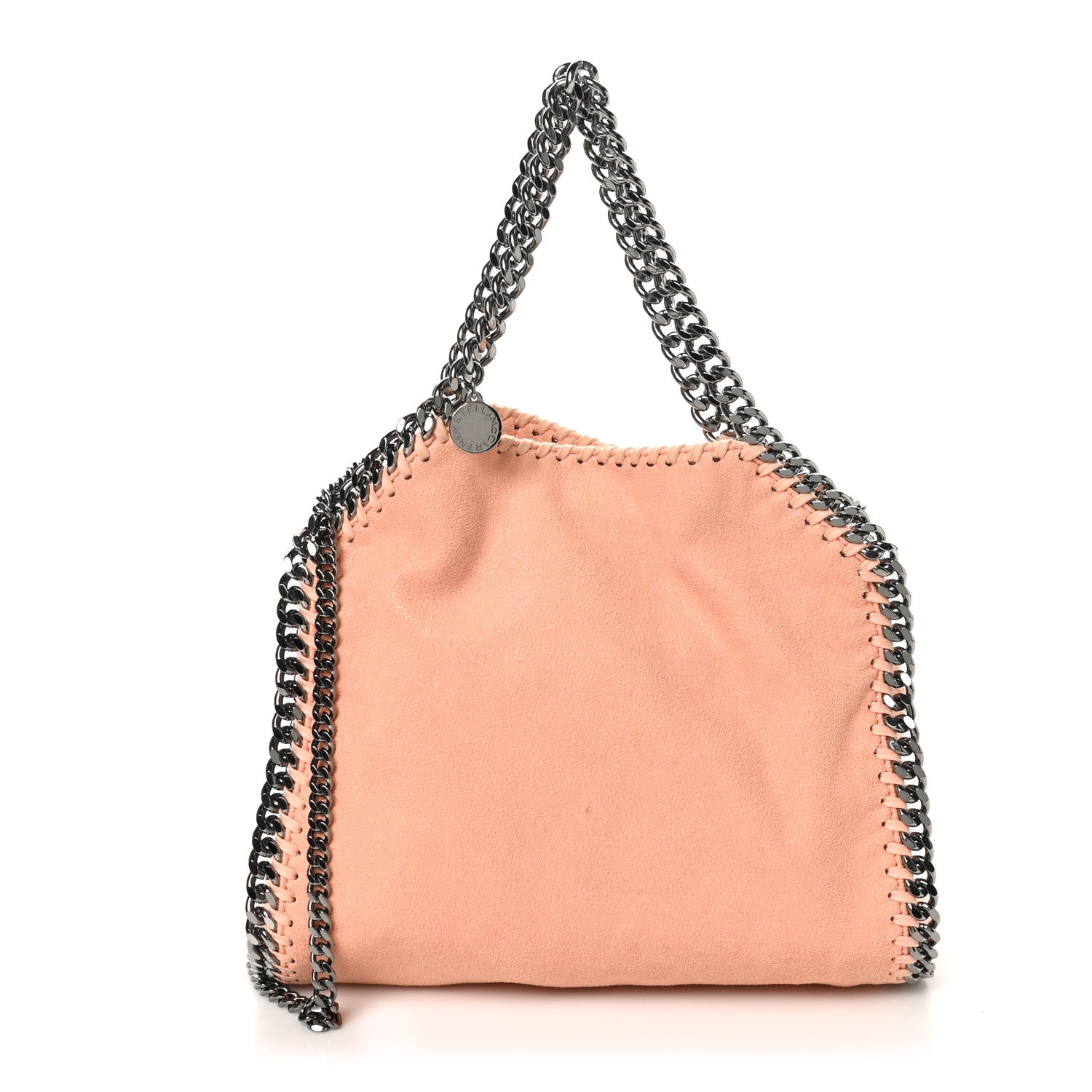 Stella McCartney Shaggy Deer Mini Falabella Fold Over Tote Honey 1 of 9
