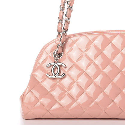 Chanel Patent Quilted Medium Just Mademoiselle Pink 10 of 11