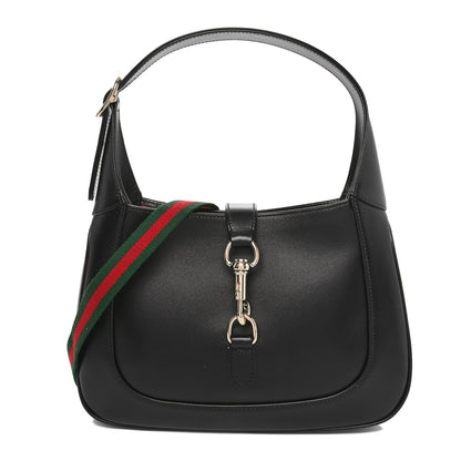 Gucci Calfskin Small Jackie Shoulder Bag Black 1 of 10