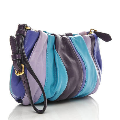 Prada Nappa Stripes Wristlet Multicolor 3 of 6